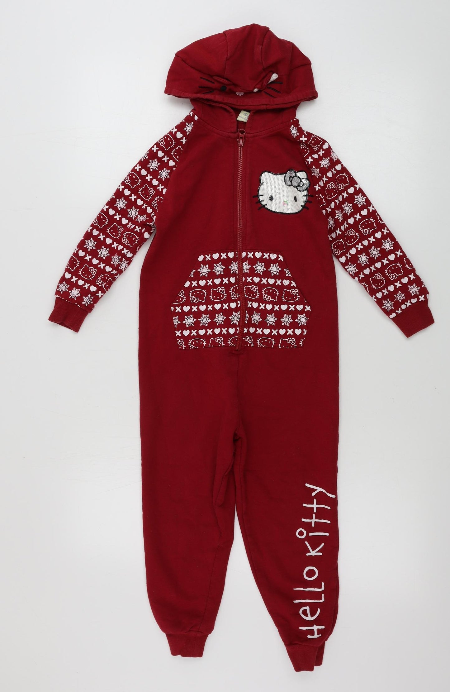 TU Girls Red    One Piece Size 5 Years  - Hello kitty