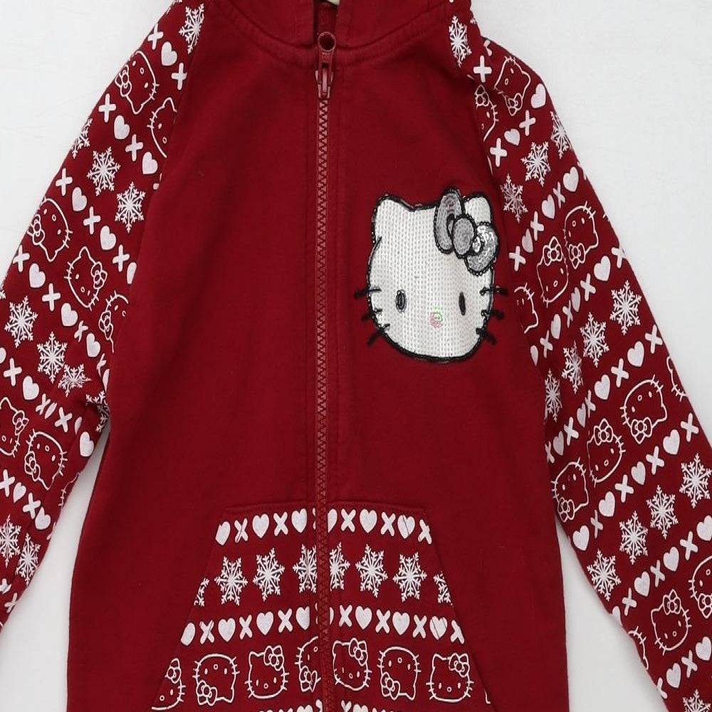 TU Girls Red    One Piece Size 5 Years  - Hello kitty