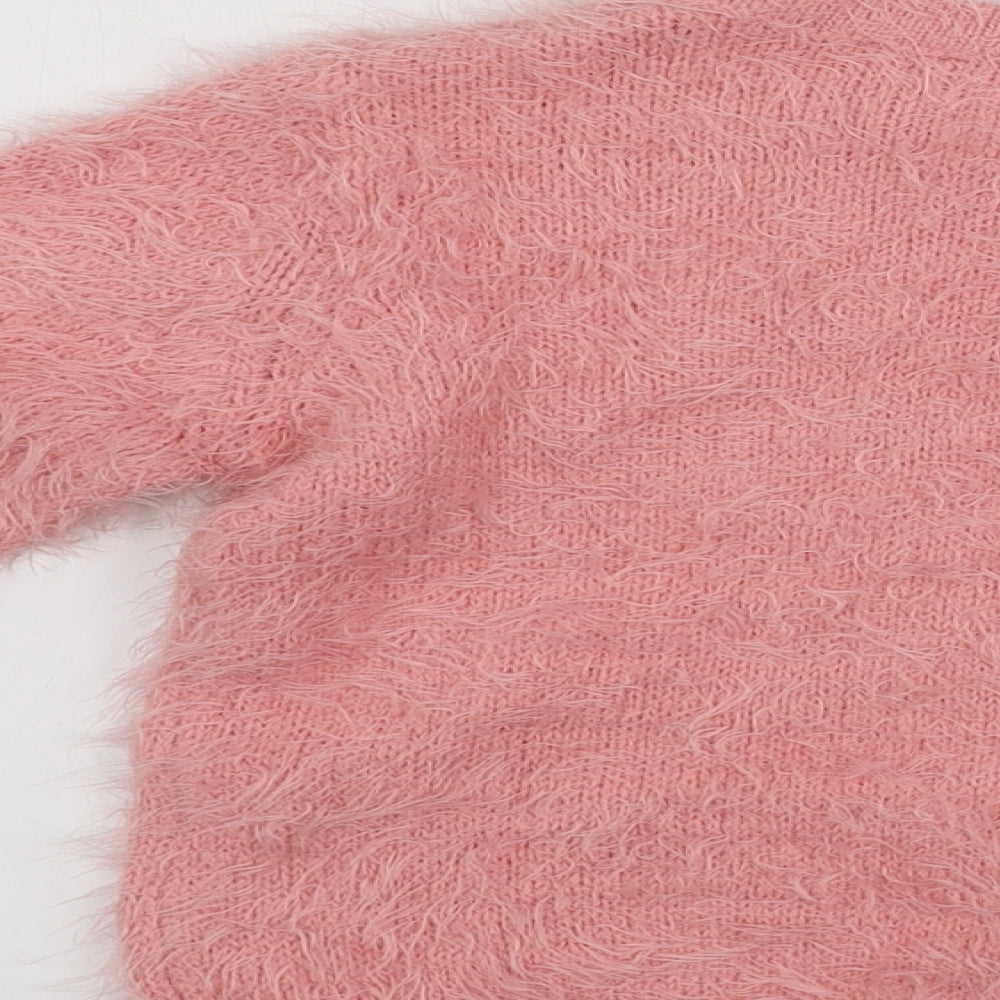 HULLALALOO  Girls Pink   Pullover Jumper Size 2-3 Years  - sequin detail