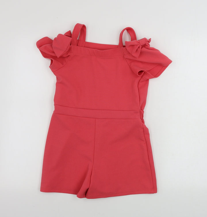d lisle Girls Pink Jumpsuit One-Piece Size 10 Years