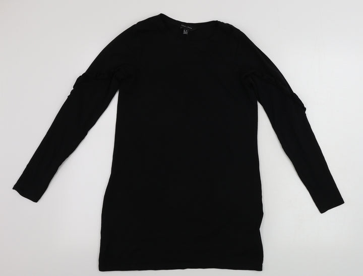 New Look Womens Black A-Line Size 10