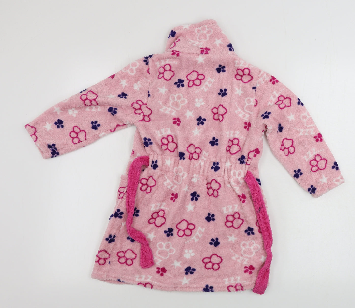 Nickelodeon  Girls Pink Animal Print  Top Gown Size 5-6 Years  - PAW PATROL