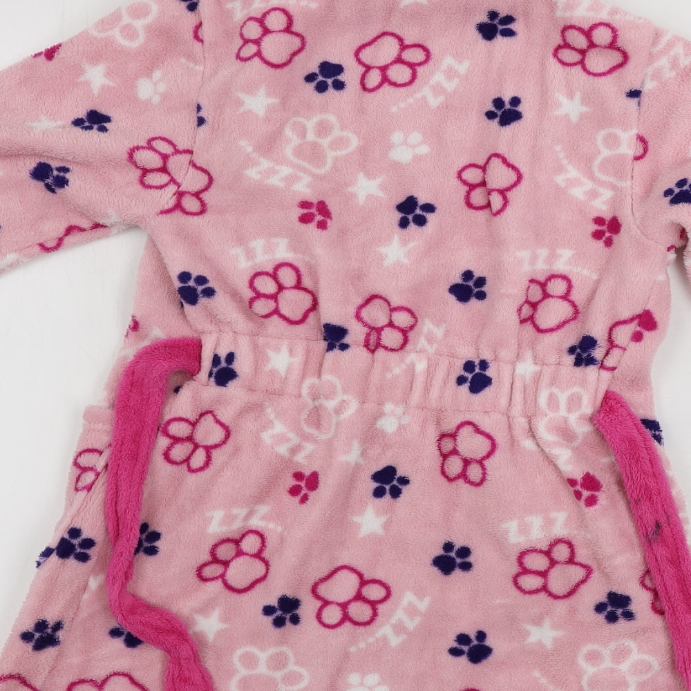 Nickelodeon  Girls Pink Animal Print  Top Gown Size 5-6 Years  - PAW PATROL