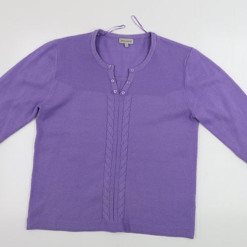 Ann marie Womens Purple   Pullover Jumper Size L