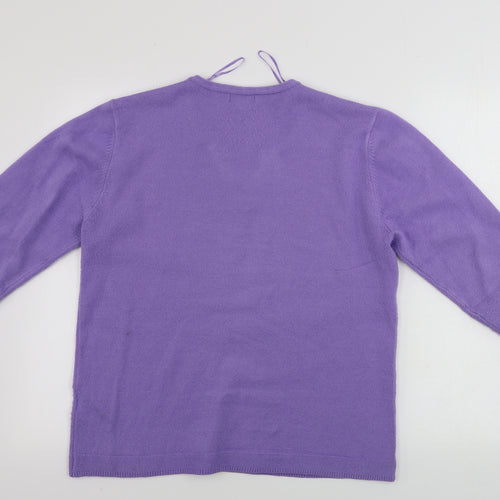 Ann marie Womens Purple   Pullover Jumper Size L