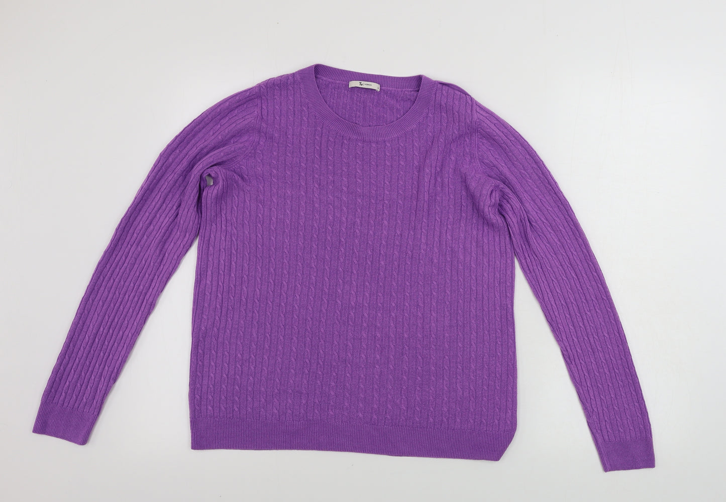 TU Womens Purple   Pullover Jumper Size 14
