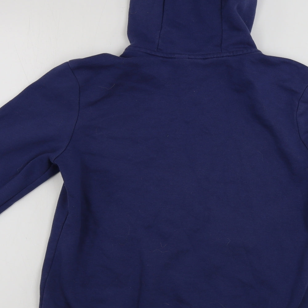 adidas  Boys Blue   Full Zip Jumper Size 13-14 Years