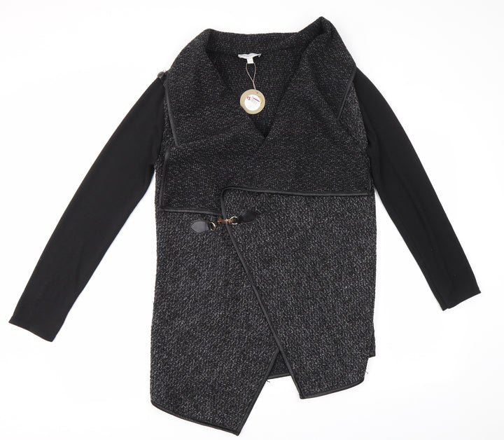 Apricot Womens Grey Cardigan Jumper Size S