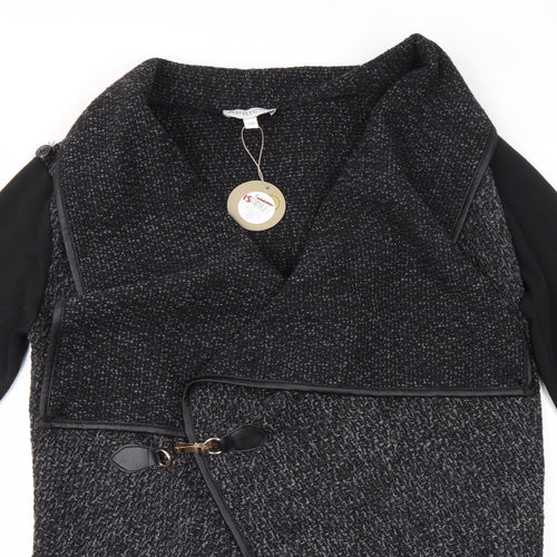 Apricot Womens Grey   Cardigan Jumper Size S