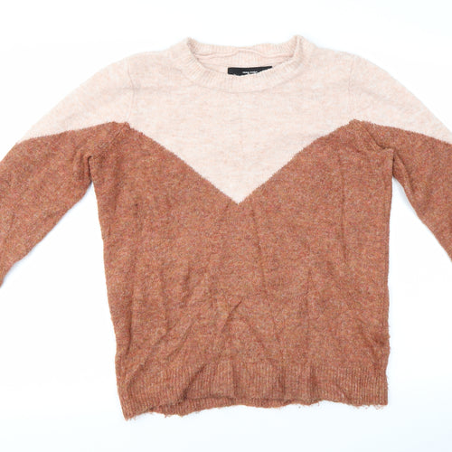 VERO MODA Womens Multicoloured   Pullover Jumper Size XS