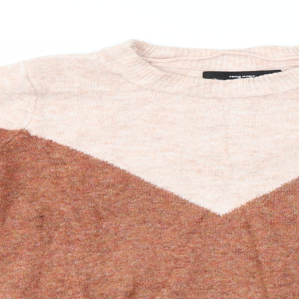 VERO MODA Womens Multicoloured   Pullover Jumper Size XS