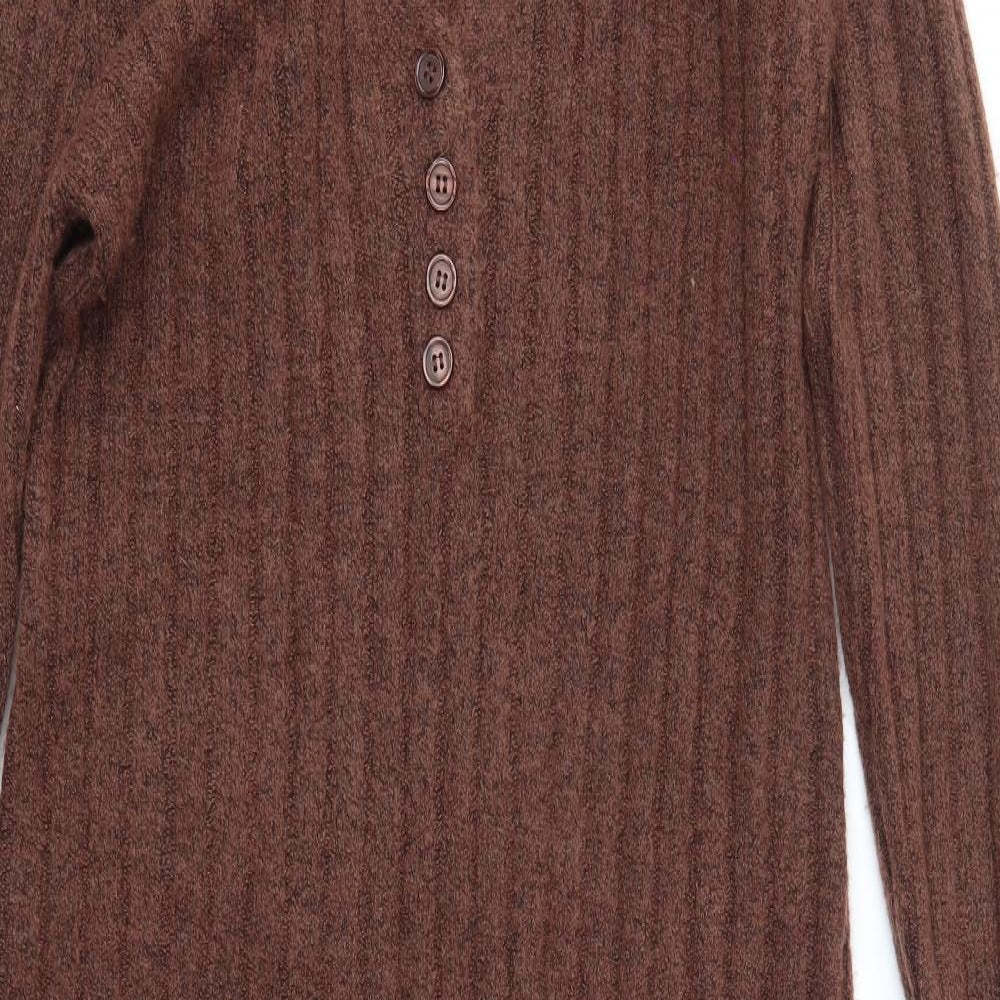 ASOS Womens Brown   Jumper Dress  Size 12