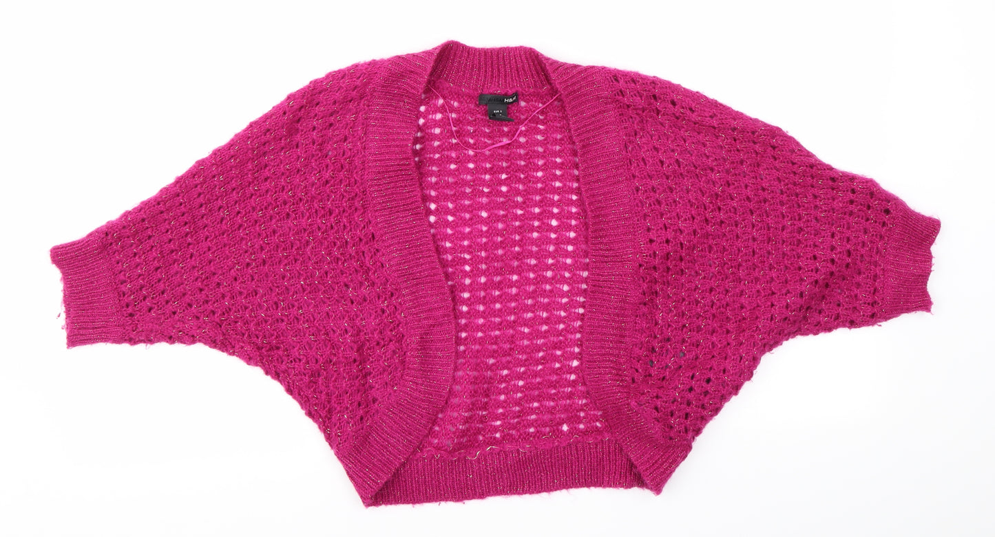 H&M Womens Pink   Cardigan Jumper Size S