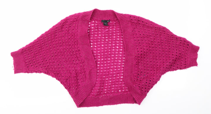 H&M Womens Pink   Cardigan Jumper Size S