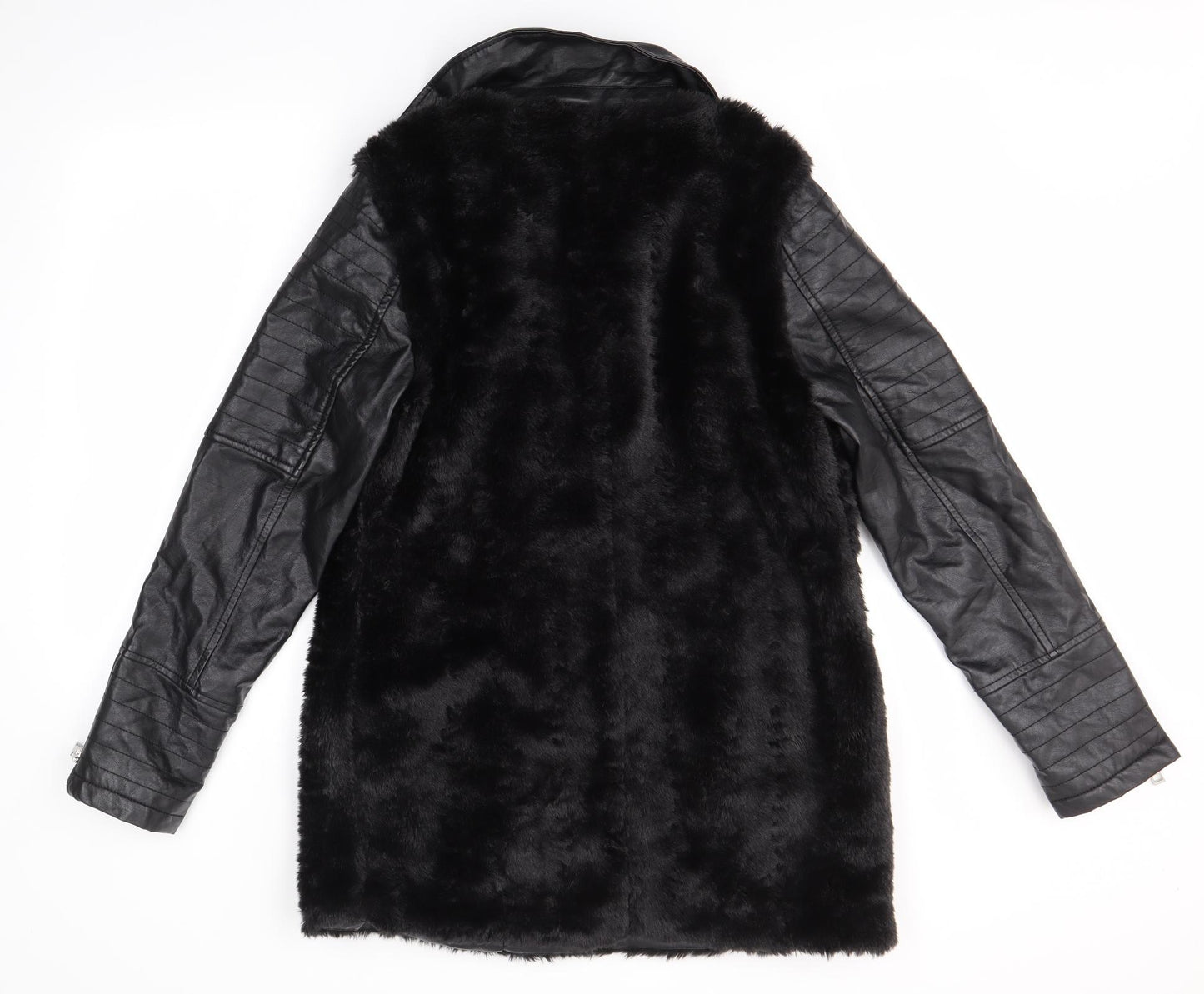 Primark Womens Black   Overcoat Coat Size 12