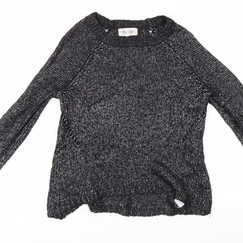 New Look Womens Black   Pullover Jumper Size 10