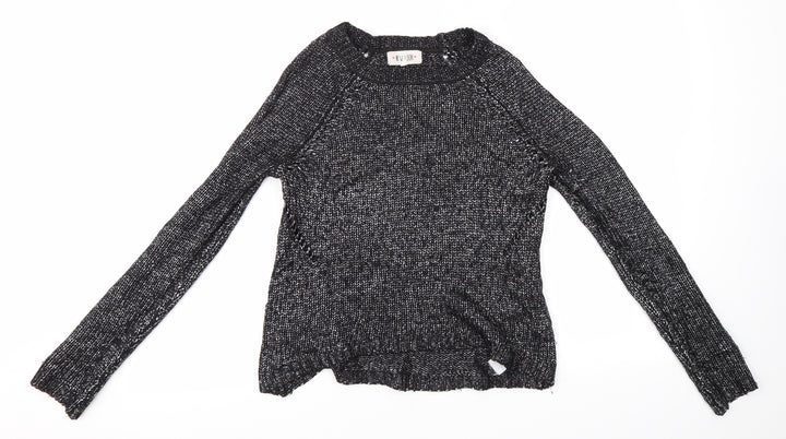 New Look Womens Black   Pullover Jumper Size 10