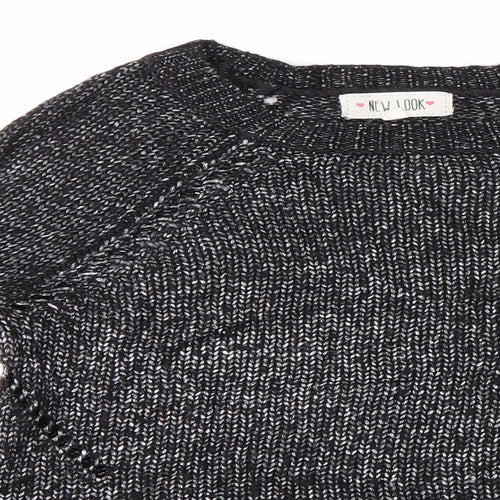 New Look Womens Black   Pullover Jumper Size 10