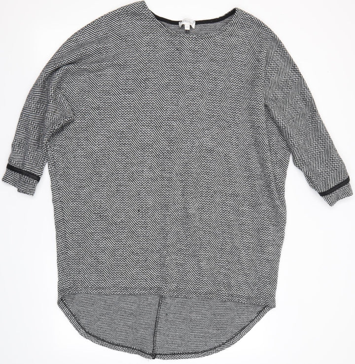 Apricot Womens Grey Pullover Jumper Size M