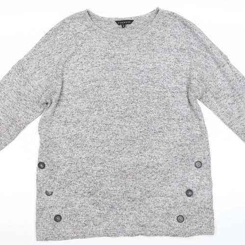 Peacockis Womens Grey   Pullover Jumper Size 8