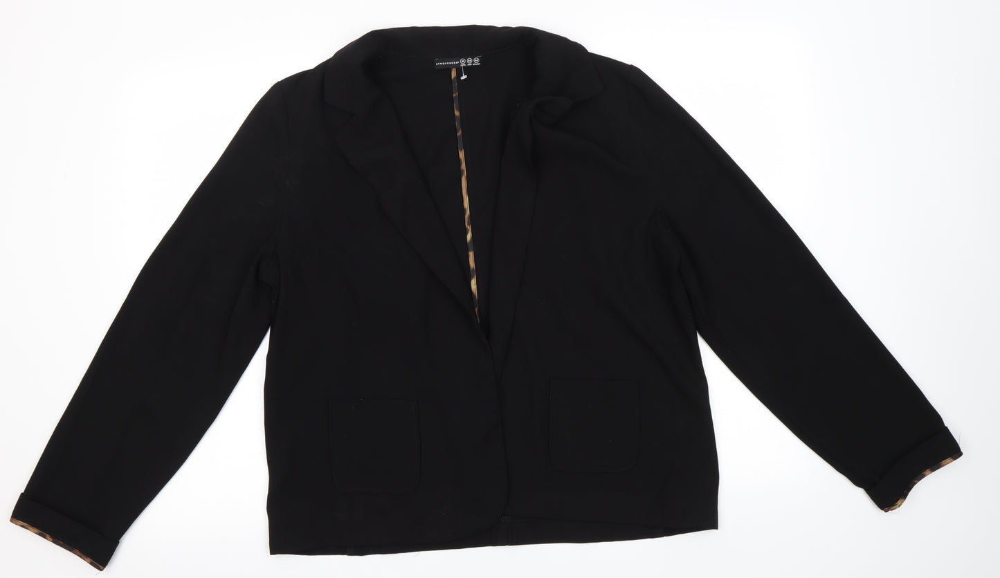 Primark Womens Black   Jacket  Size 18
