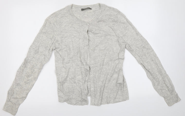 Oasis Womens Grey   Cardigan Jumper Size M