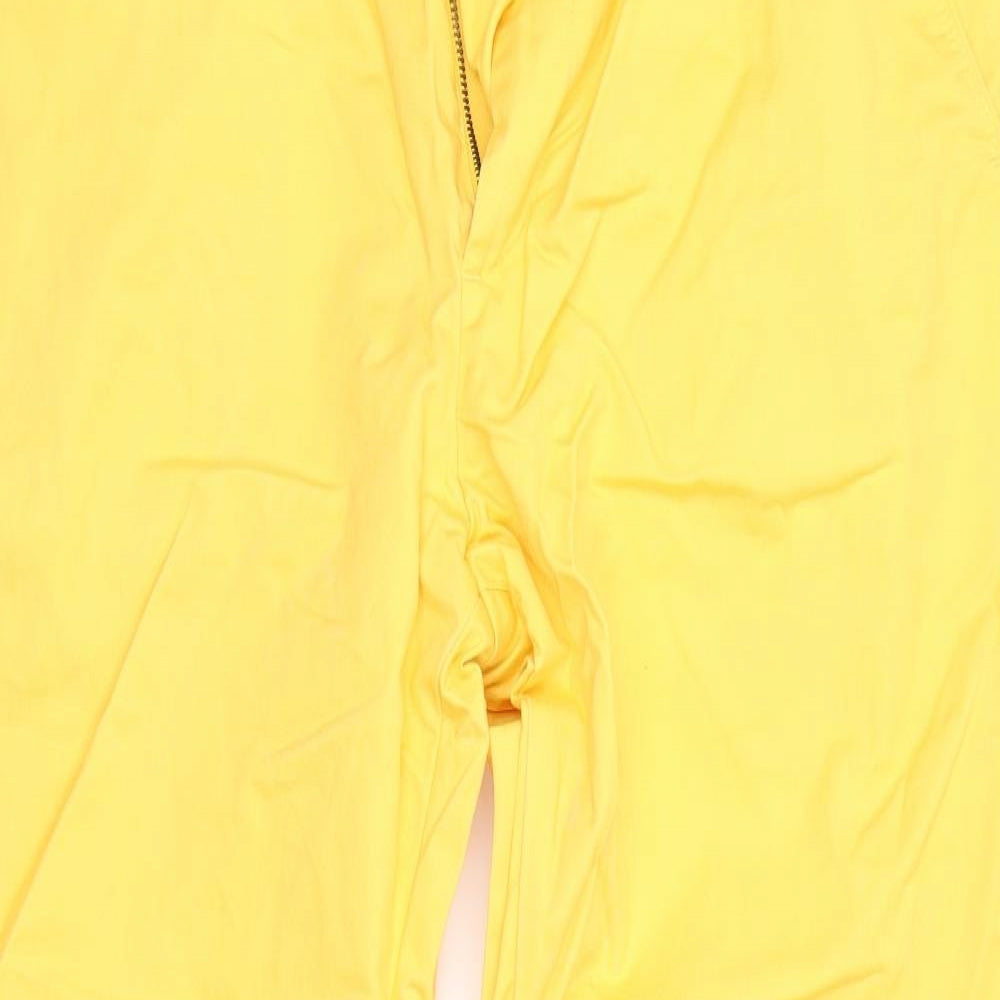 M&S Mens Yellow   Trousers  Size 36 in L29 in - Tapered leg