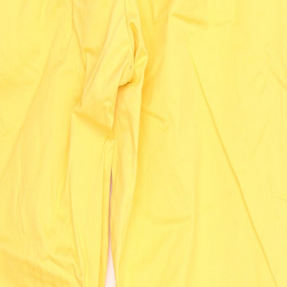 M&S Mens Yellow   Trousers  Size 36 in L29 in - Tapered leg