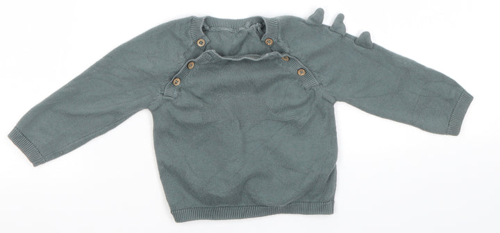 TU Baby Green   Pullover Jumper Size 6-9 Months