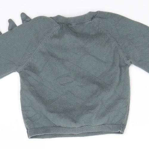 TU Baby Green   Pullover Jumper Size 6-9 Months