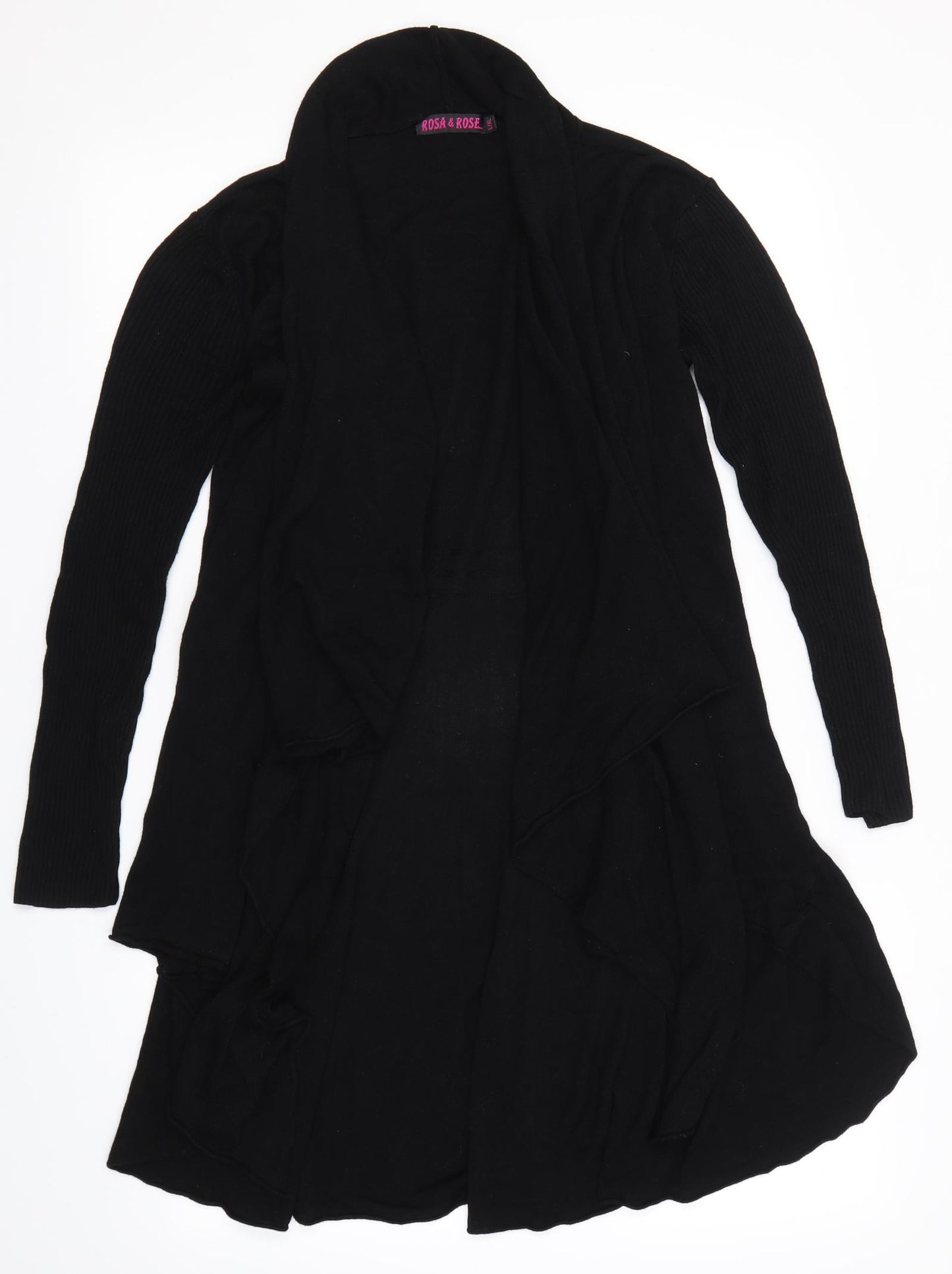 Rosa & Rose Womens Black   Cardigan Jumper Size L
