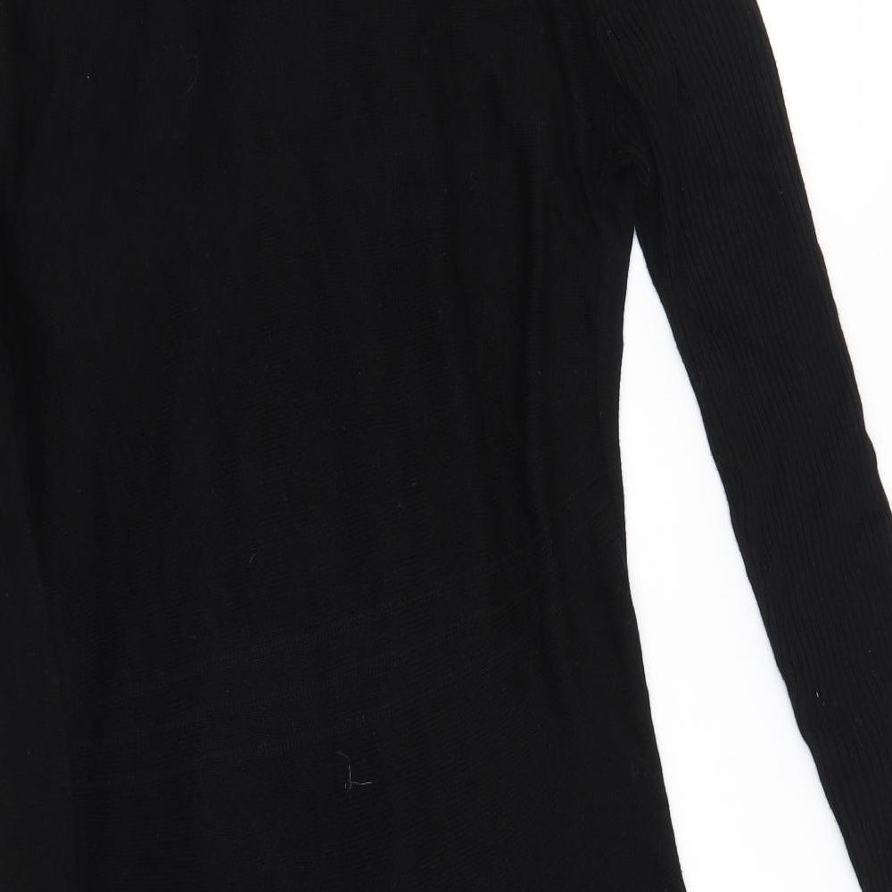 Rosa & Rose Womens Black   Cardigan Jumper Size L