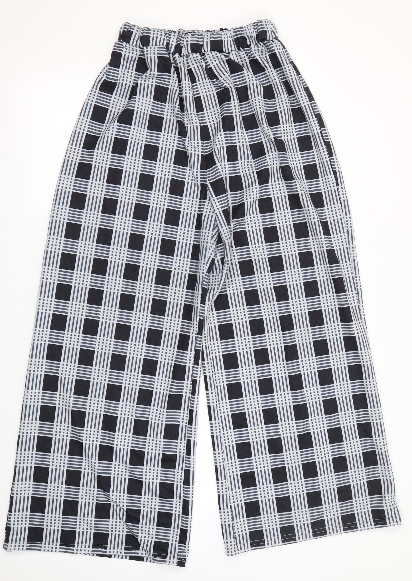 SheIn Womens Blue Check  Trousers  Size XL L26 in