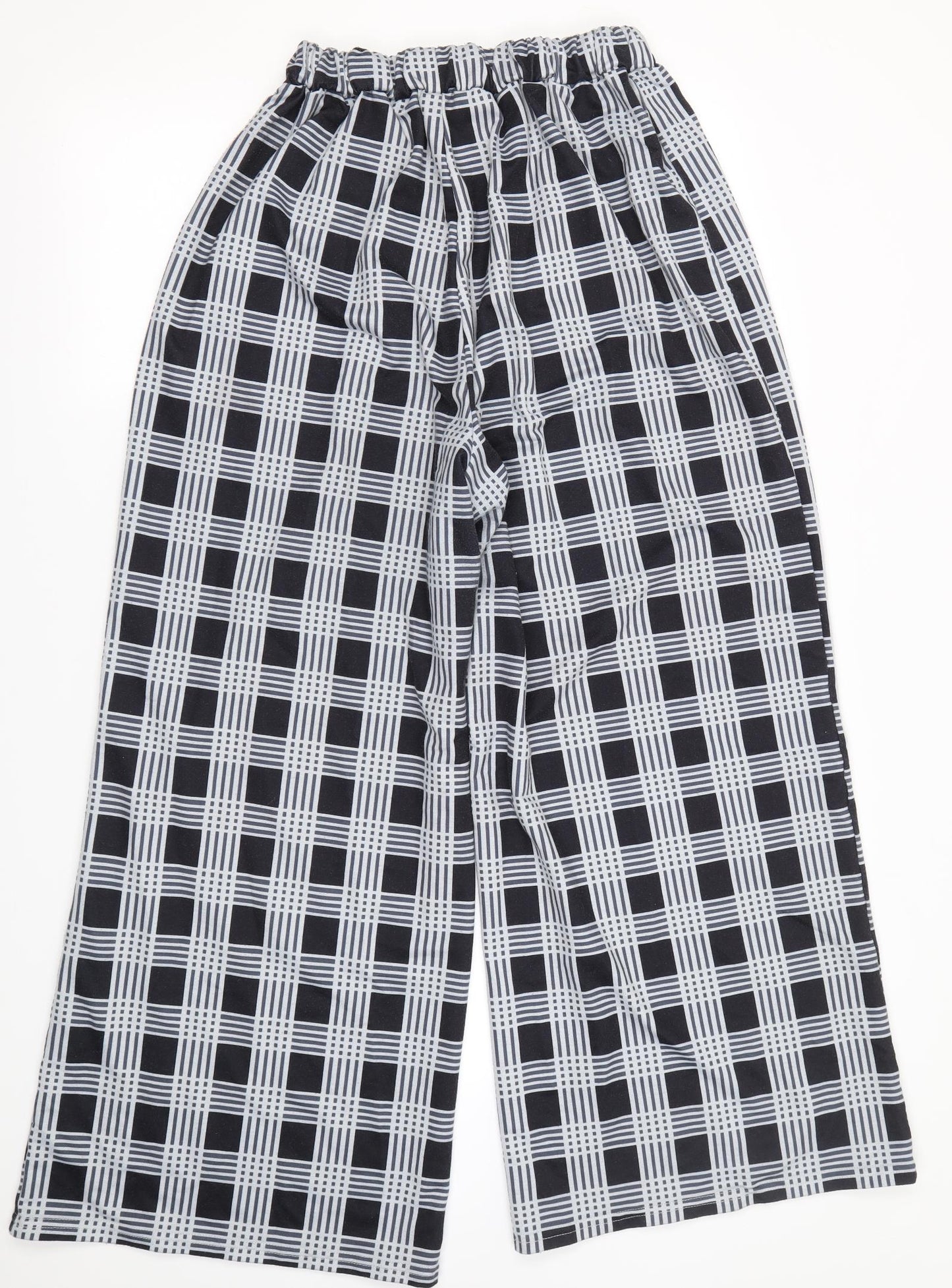 SheIn Womens Blue Check  Trousers  Size XL L26 in