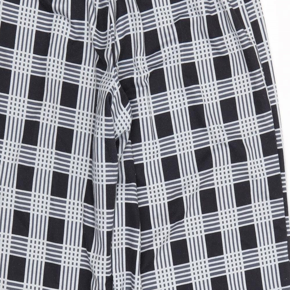 SheIn Womens Blue Check  Trousers  Size XL L26 in