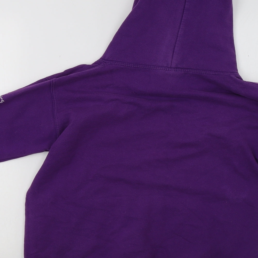 Awdis Girls Purple   Pullover Hoodie Size 12-13 Years  - Gymnastics