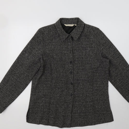 EWM Womens Grey   Jacket Blazer Size 16