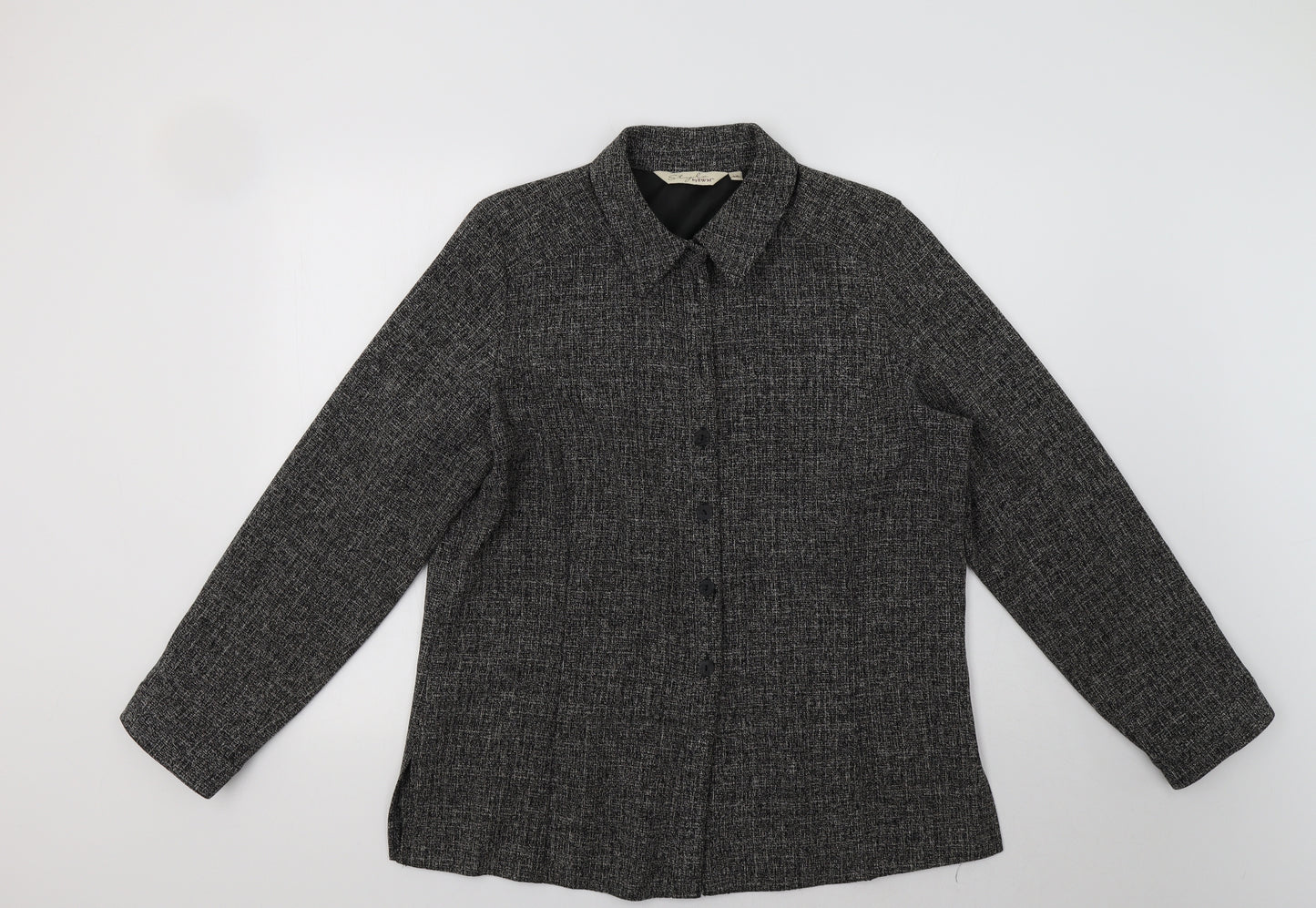 EWM Womens Grey   Jacket Blazer Size 16