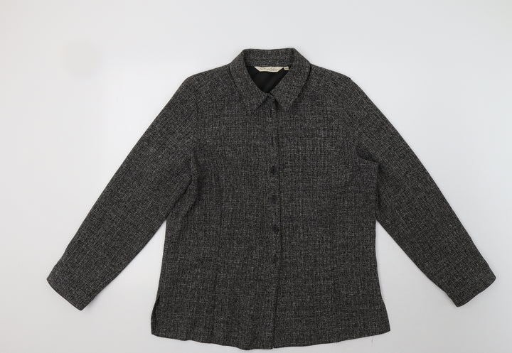 EWM Womens Grey   Jacket Blazer Size 16