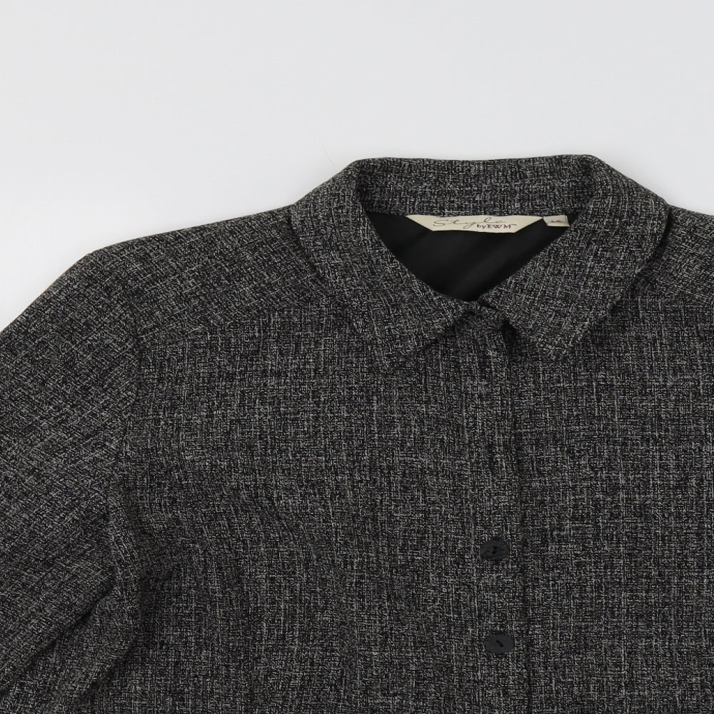EWM Womens Grey   Jacket Blazer Size 16