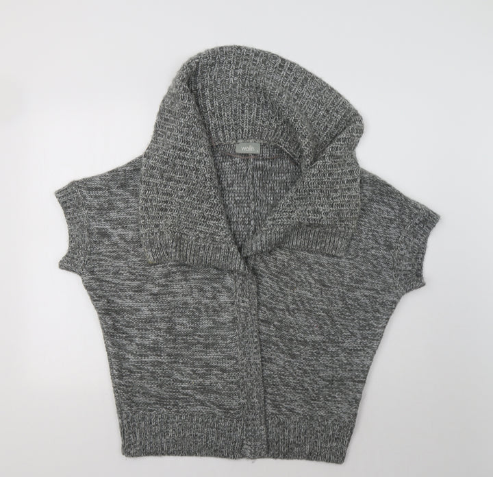 Wallis Womens Grey Cardigan Jumper Size S