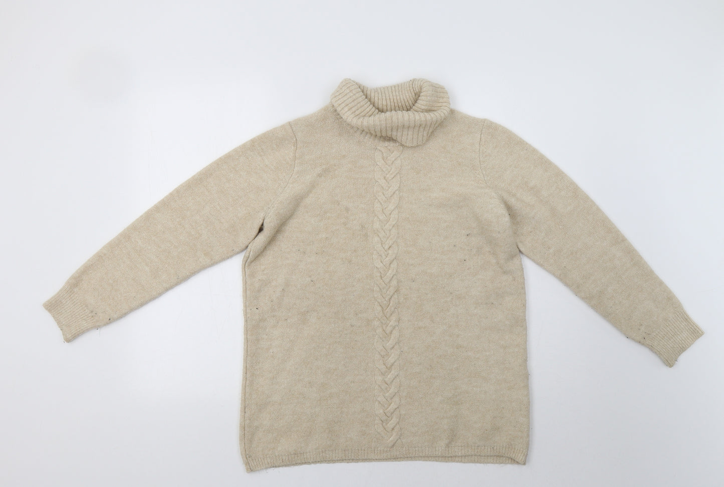 Peacocs Womens Beige   Pullover Jumper Size S