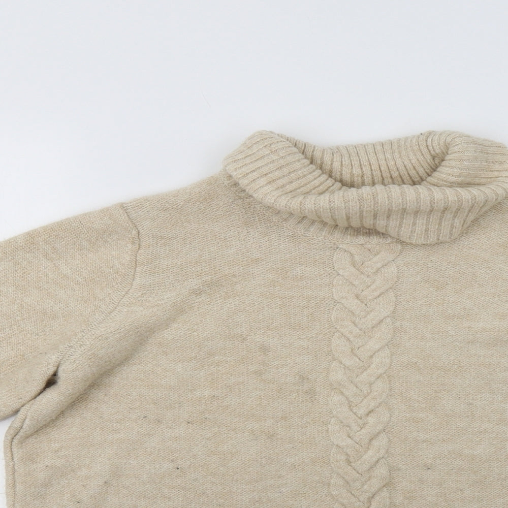 Peacocs Womens Beige   Pullover Jumper Size S