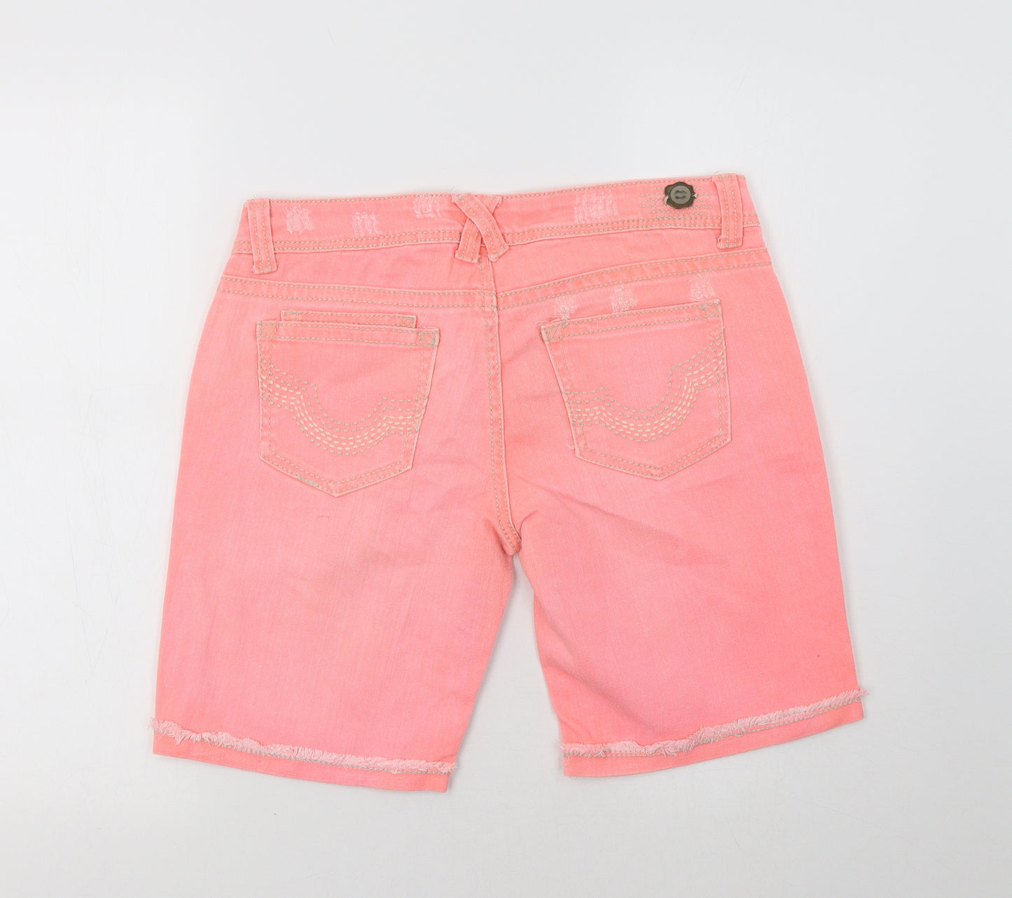 1st Kiss Womens Pink   Bermuda Shorts Size 14