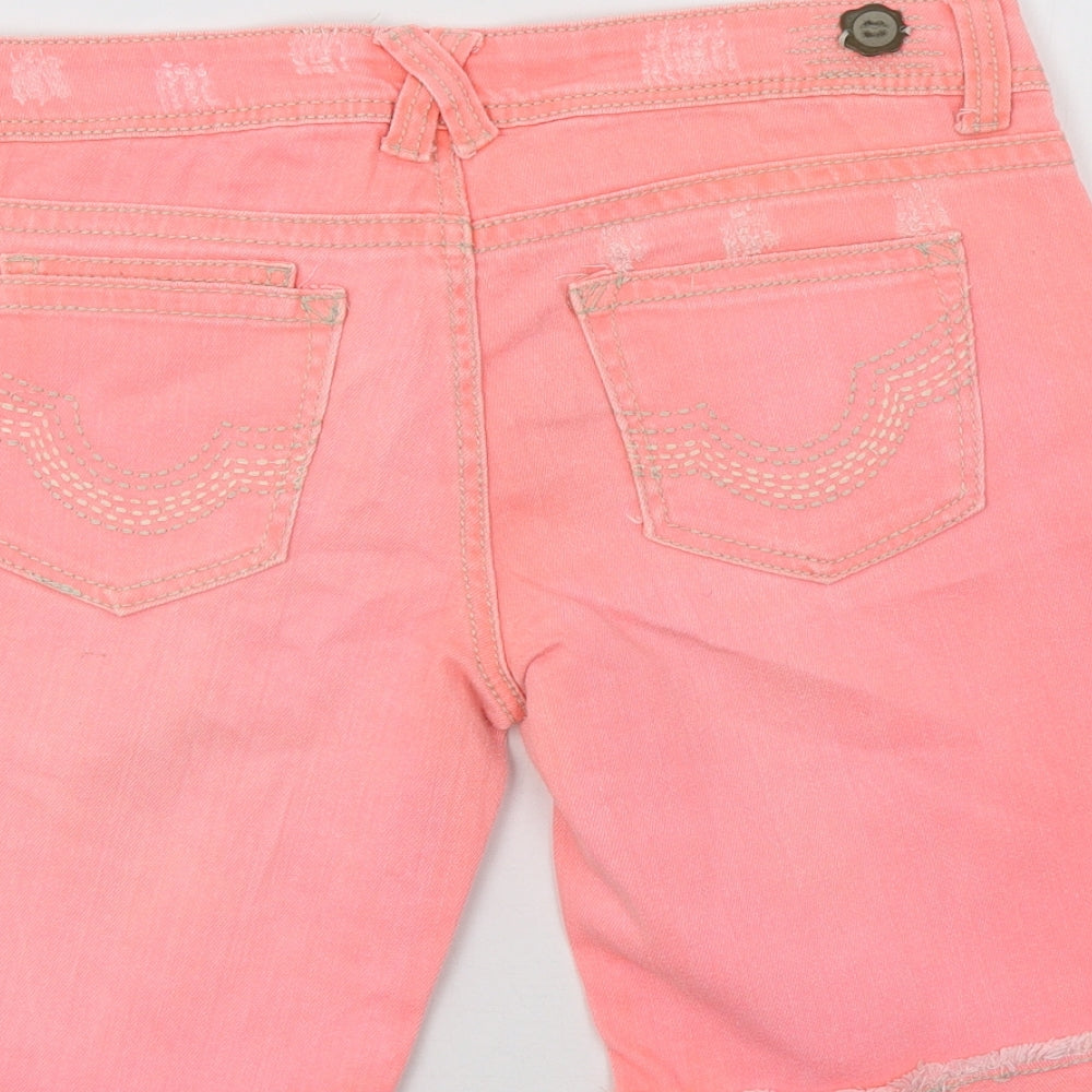 1st Kiss Womens Pink   Bermuda Shorts Size 14