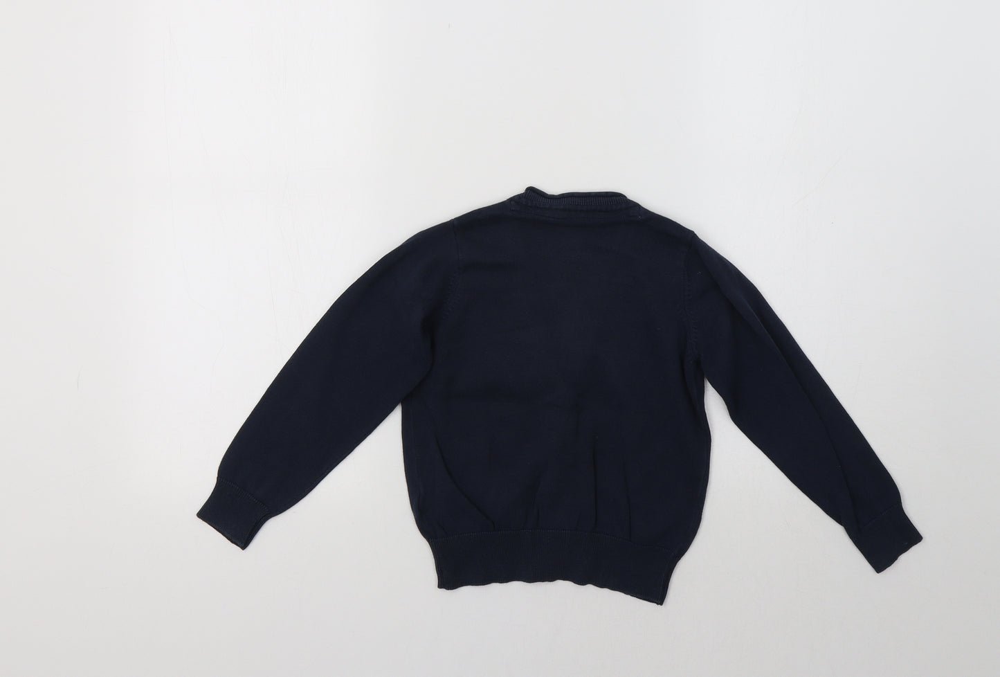 M&S Girls Blue   Cardigan Jumper Size 4-5 Years