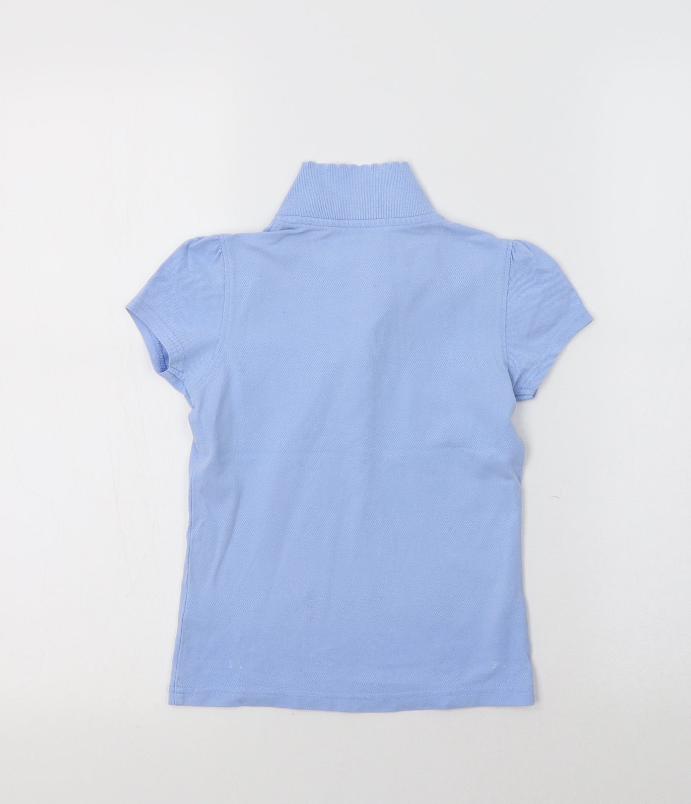 George Girls Blue   Basic Polo Size 5-6 Years  - School Wear