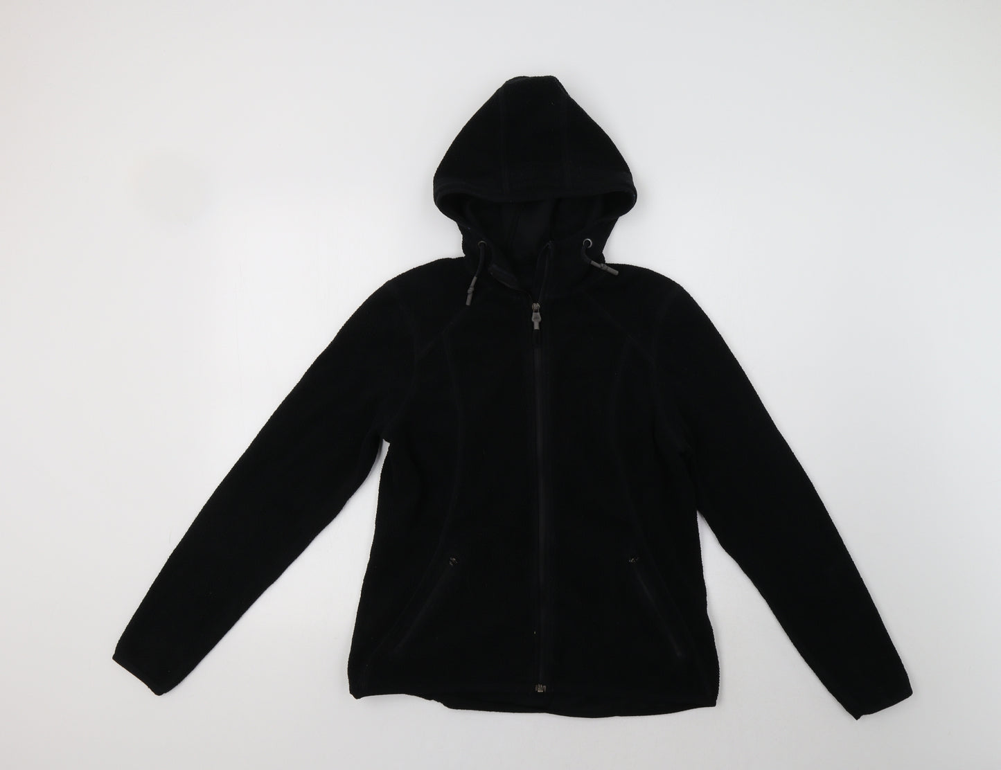 H&M Womens Black   Full Zip Hoodie Size 10