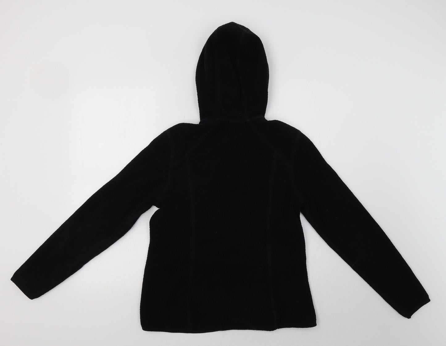 H&M Womens Black   Full Zip Hoodie Size 10