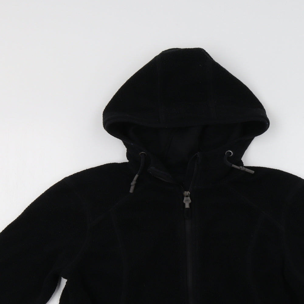 H&M Womens Black   Full Zip Hoodie Size 10